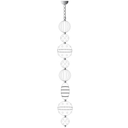 Chandelier of Beads CoB002